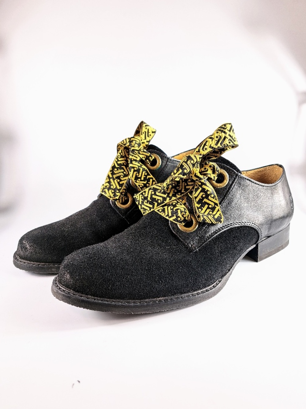 John Fluevog Biblio Florence Ribbon Lace Up Shoes Size 8